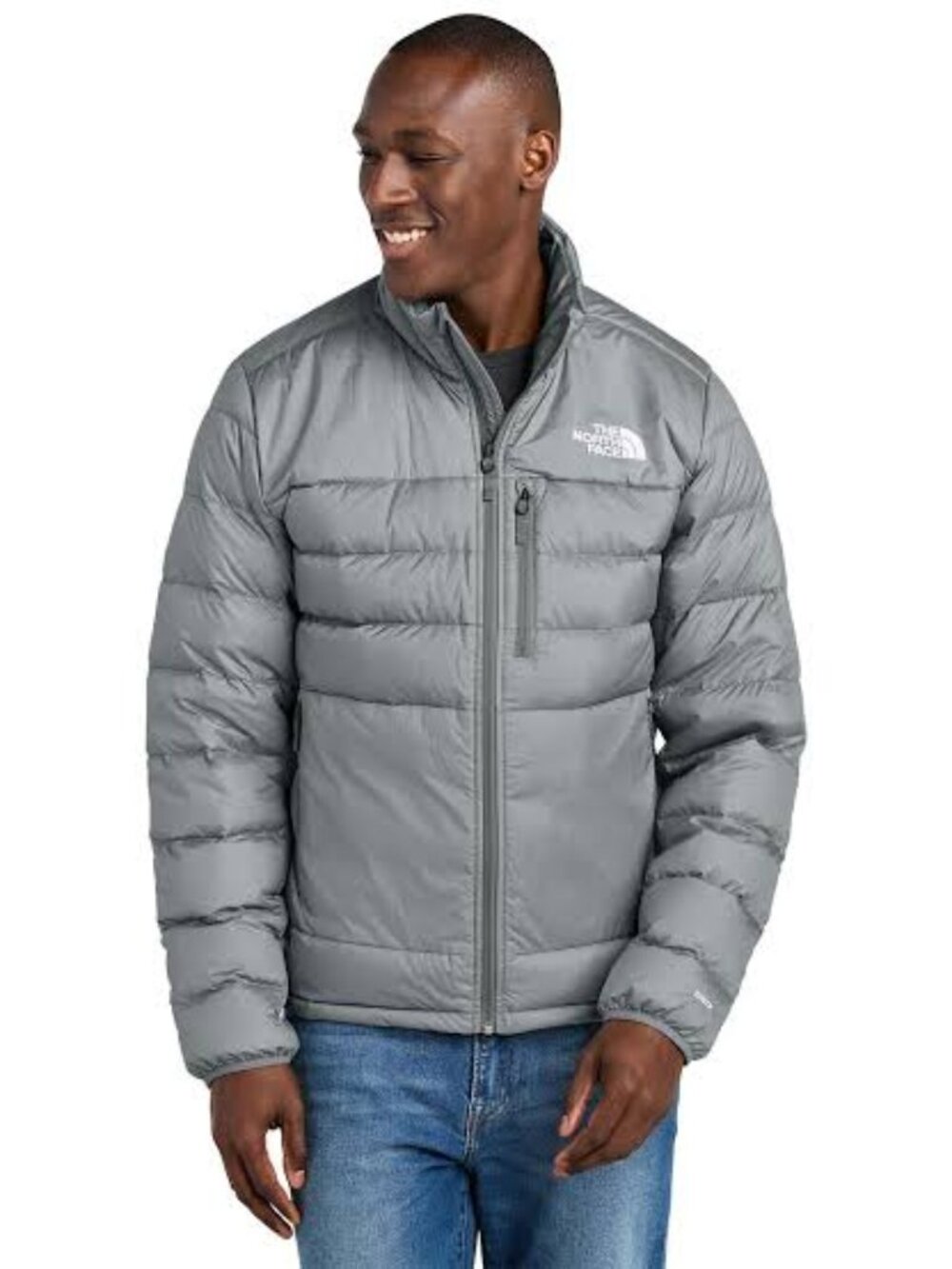 The North Face NEW mens Windwall Hybrid down heather gray Puffer jacket XL